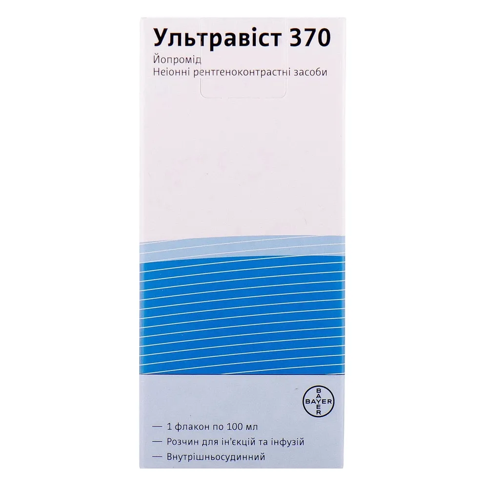 Ultravist 370 solución para inyección e infusión