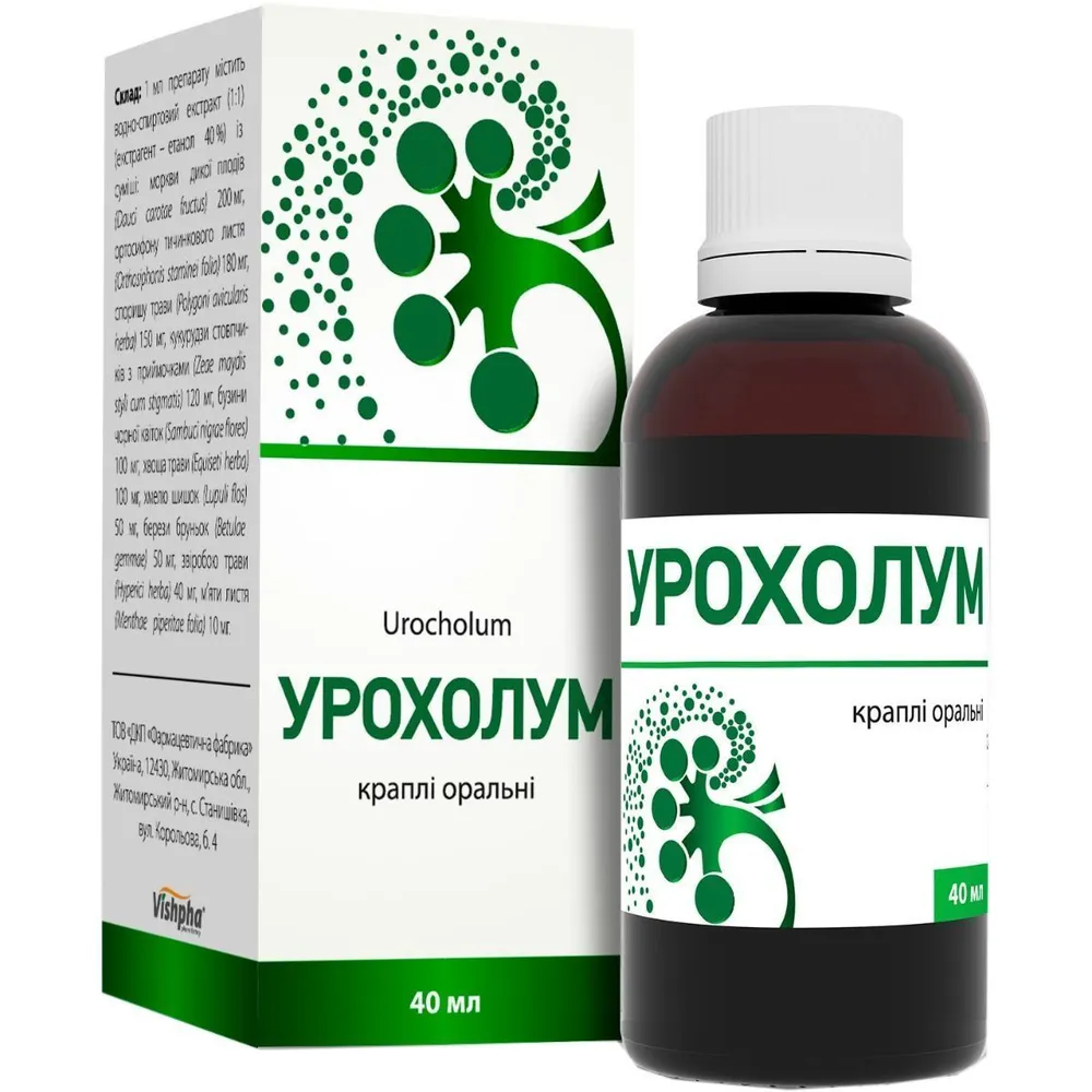 Urocholum gocce, orali
