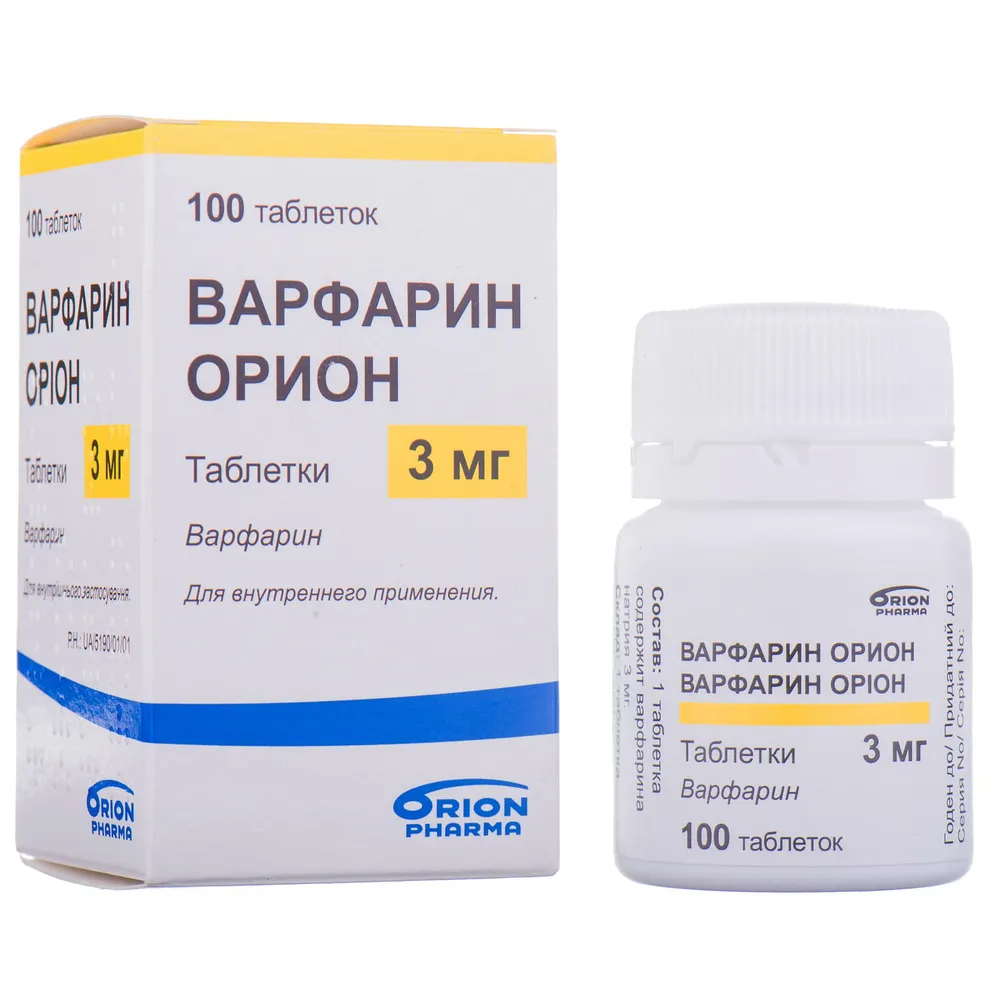 Warfarin Orion compresse