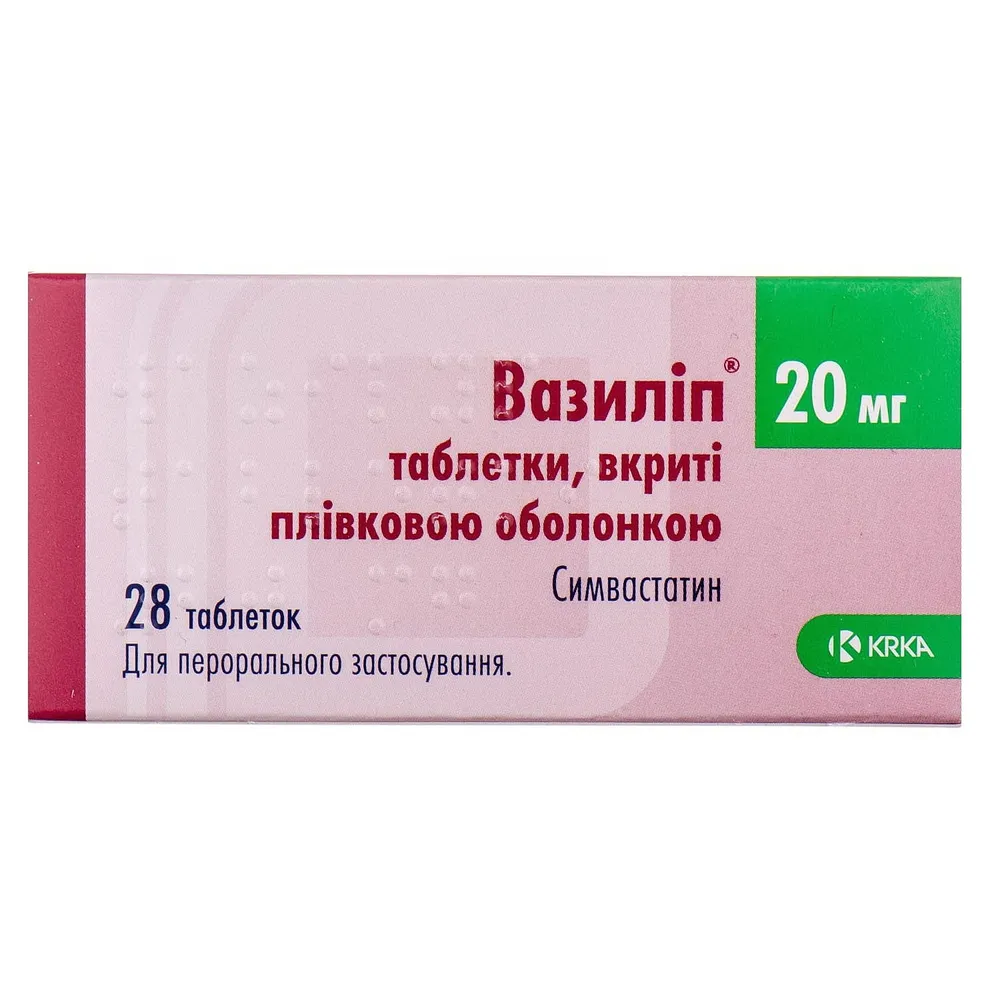 Vasiliip® comprimidos, recubiertos con película