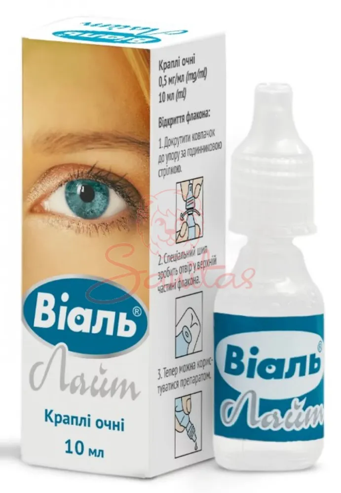 Виаль® лайт капли, глазные