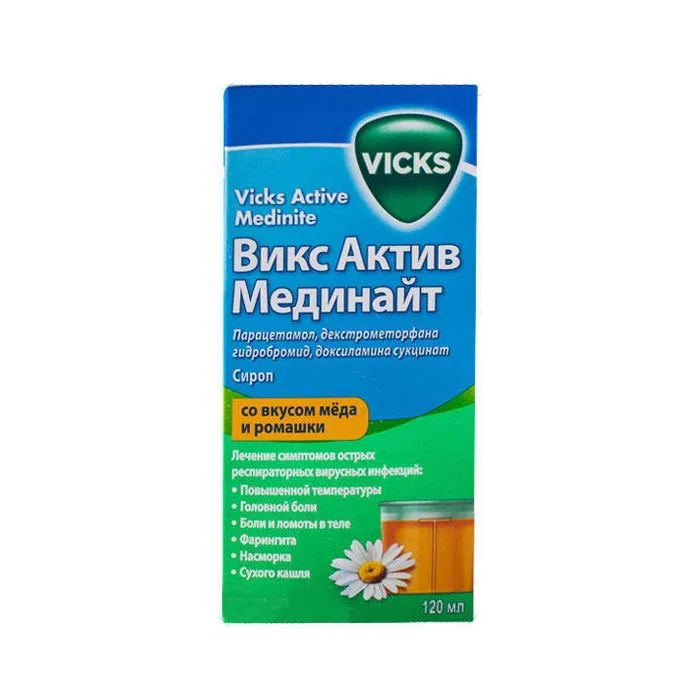 Vicks active medinait syrup