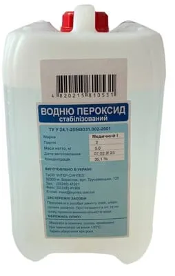 Perossido di idrogeno soluzione, per uso esterno