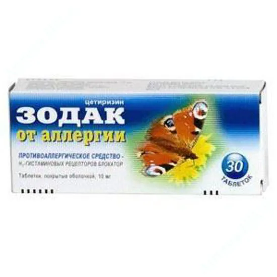 Zodak® comprimidos, recubiertos con película