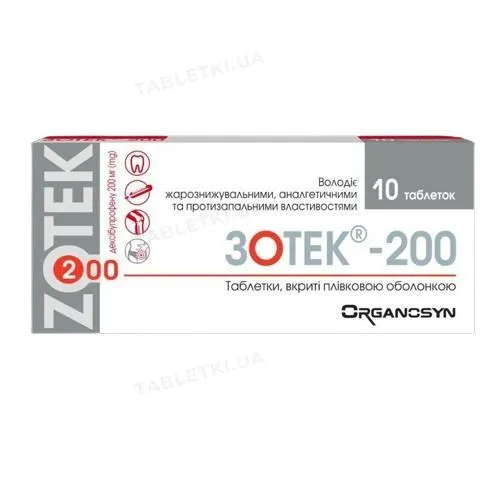 Zotek®-200 compresse, rivestite con film